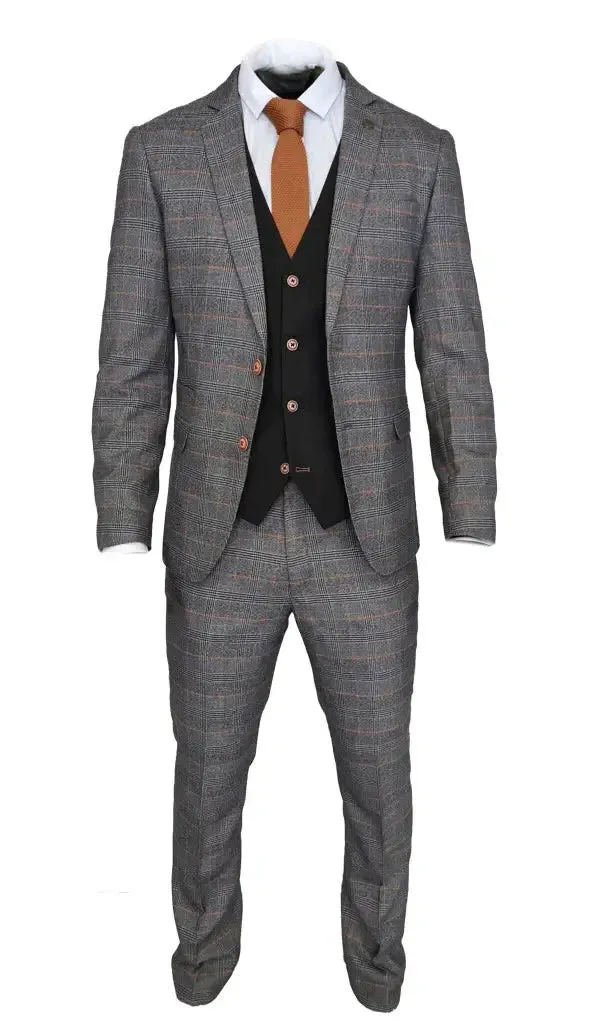 3-Piece Suit Jenson Grey Mix and Match