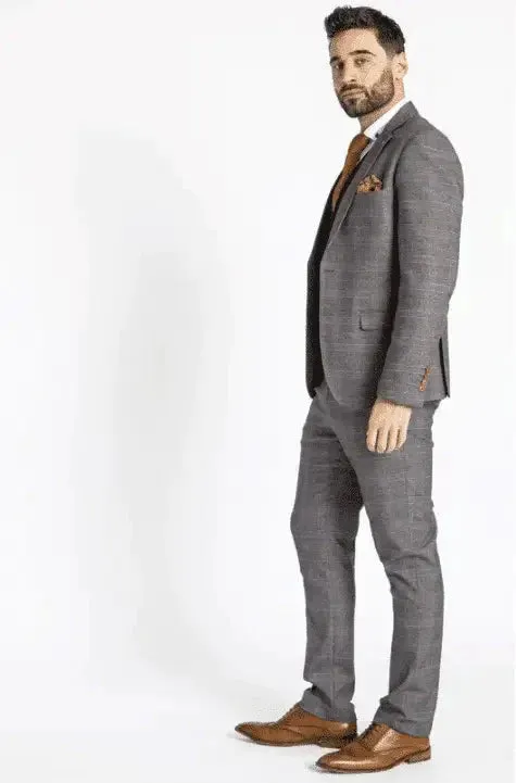 3-Piece Suit Jenson Grey Mix and Match