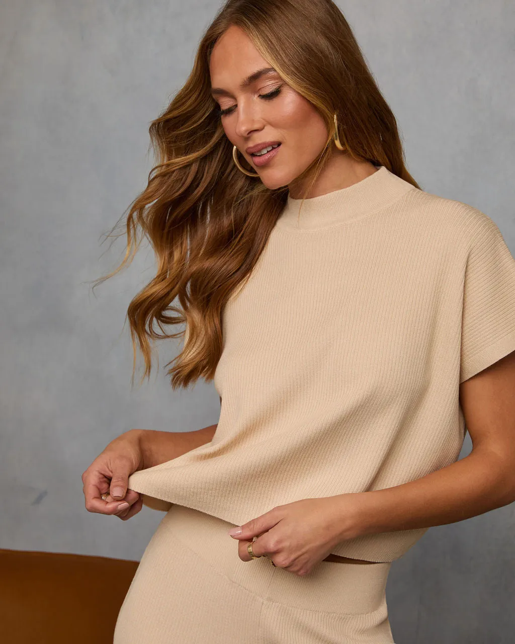 Ainslee Mock Neck Sweater