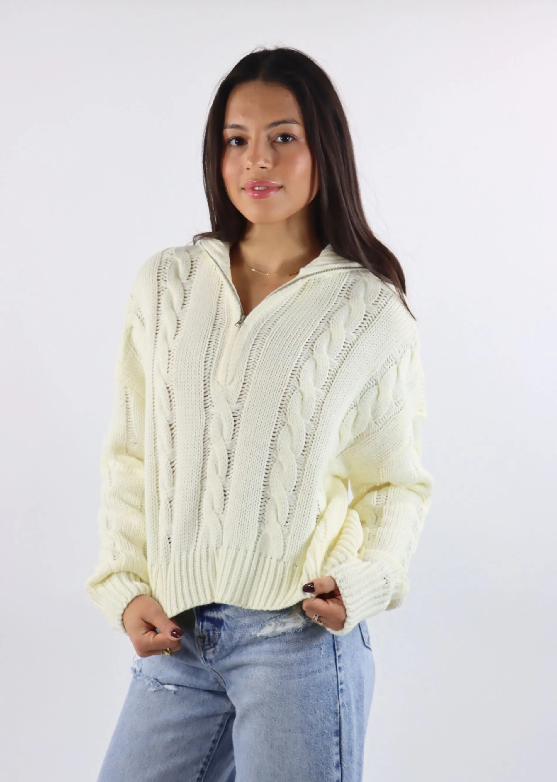 All I Wanna Do Sweater ★ Cream