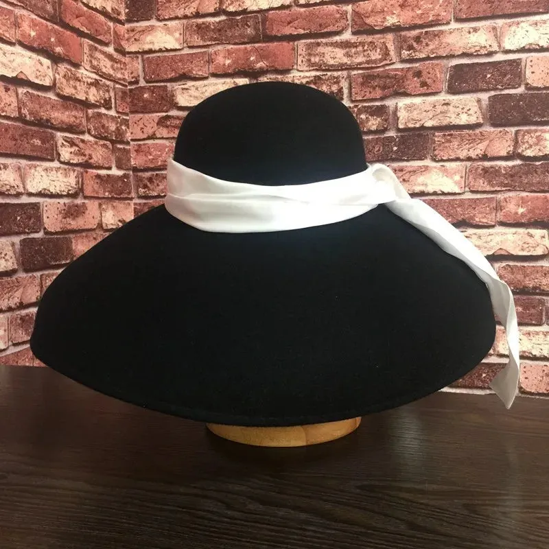 Audrey Hepburn Style Derby Hat