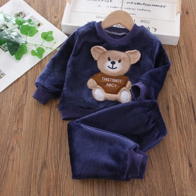 Baby Velvet Set Teddy Bear 2 pieces