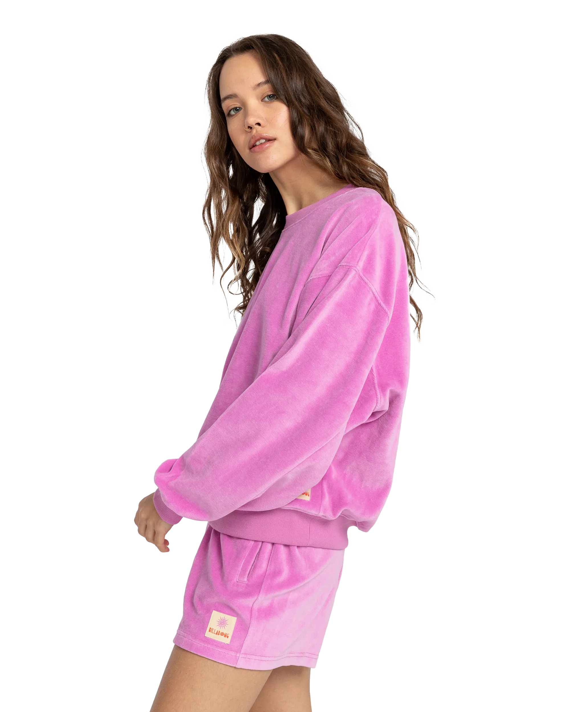 Beach Picnic Sweatshirt in Lush Lilac