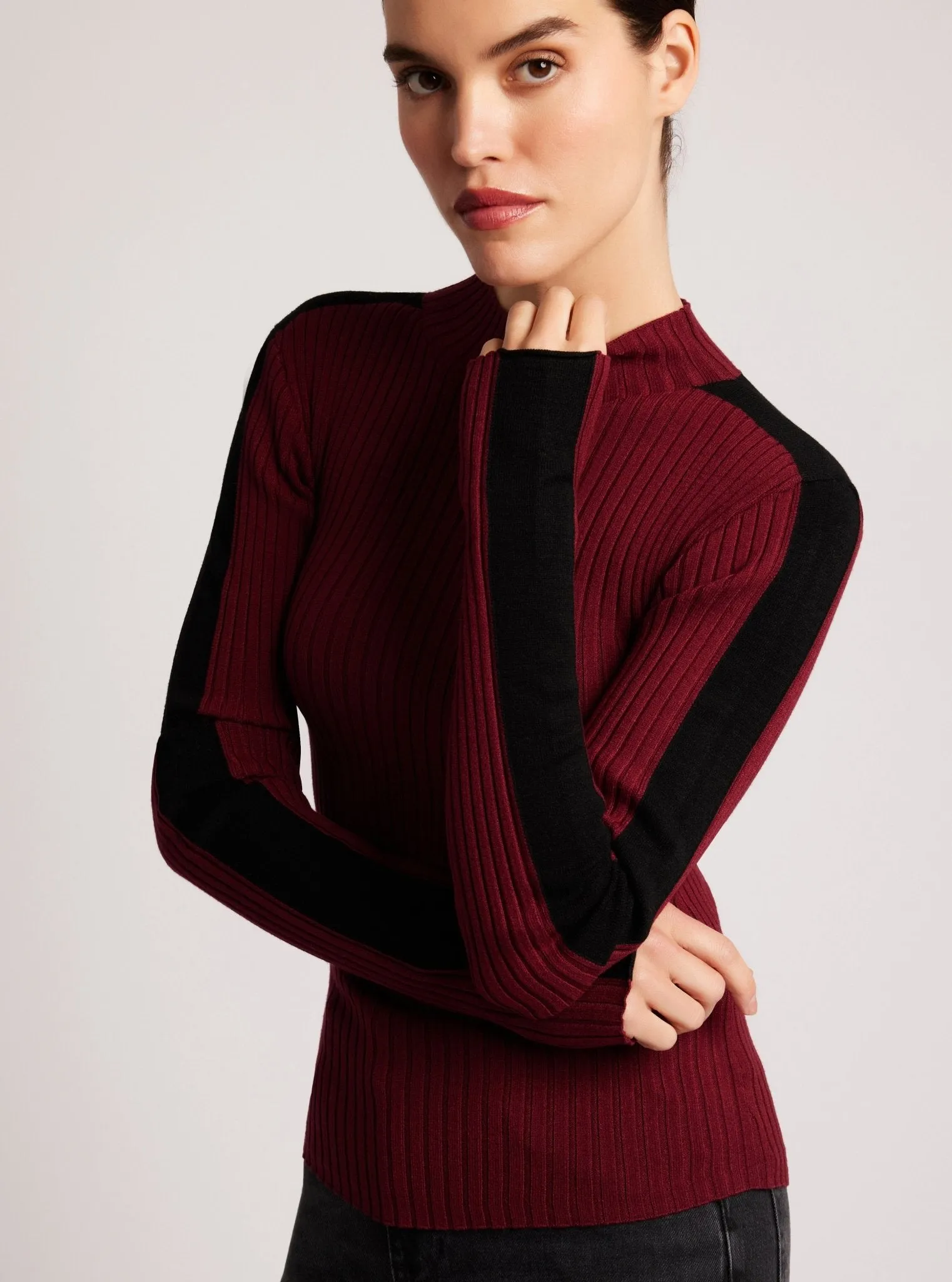 Blair Mock Neck Sweater