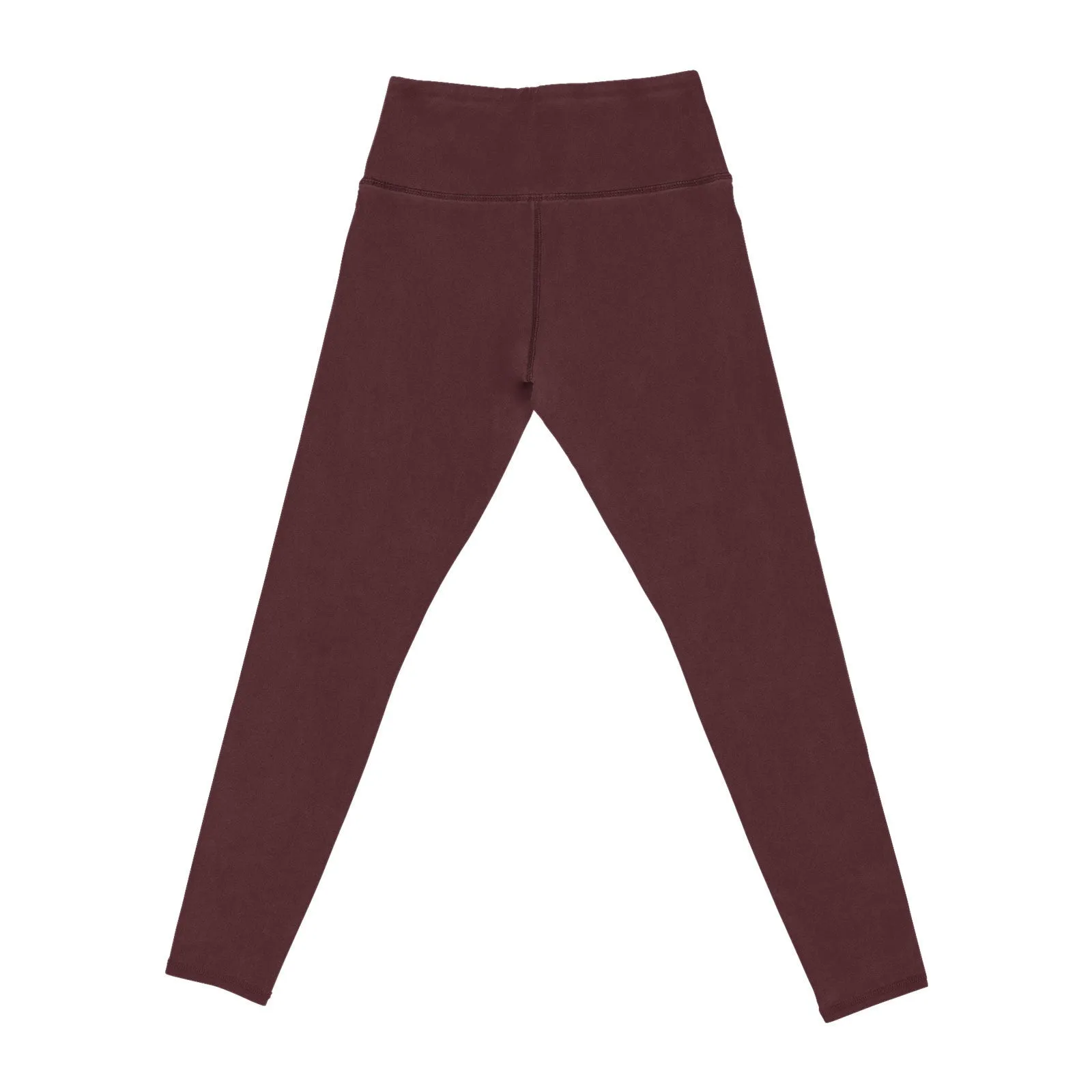 Britt's Knits Basics Fleece-Lined Leggings - Burgundy