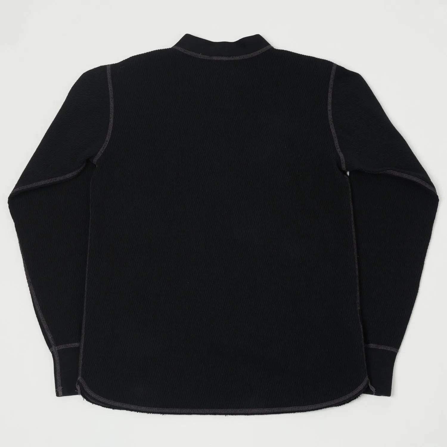 Buzz Rickson's L/S Thermal Henley - Black