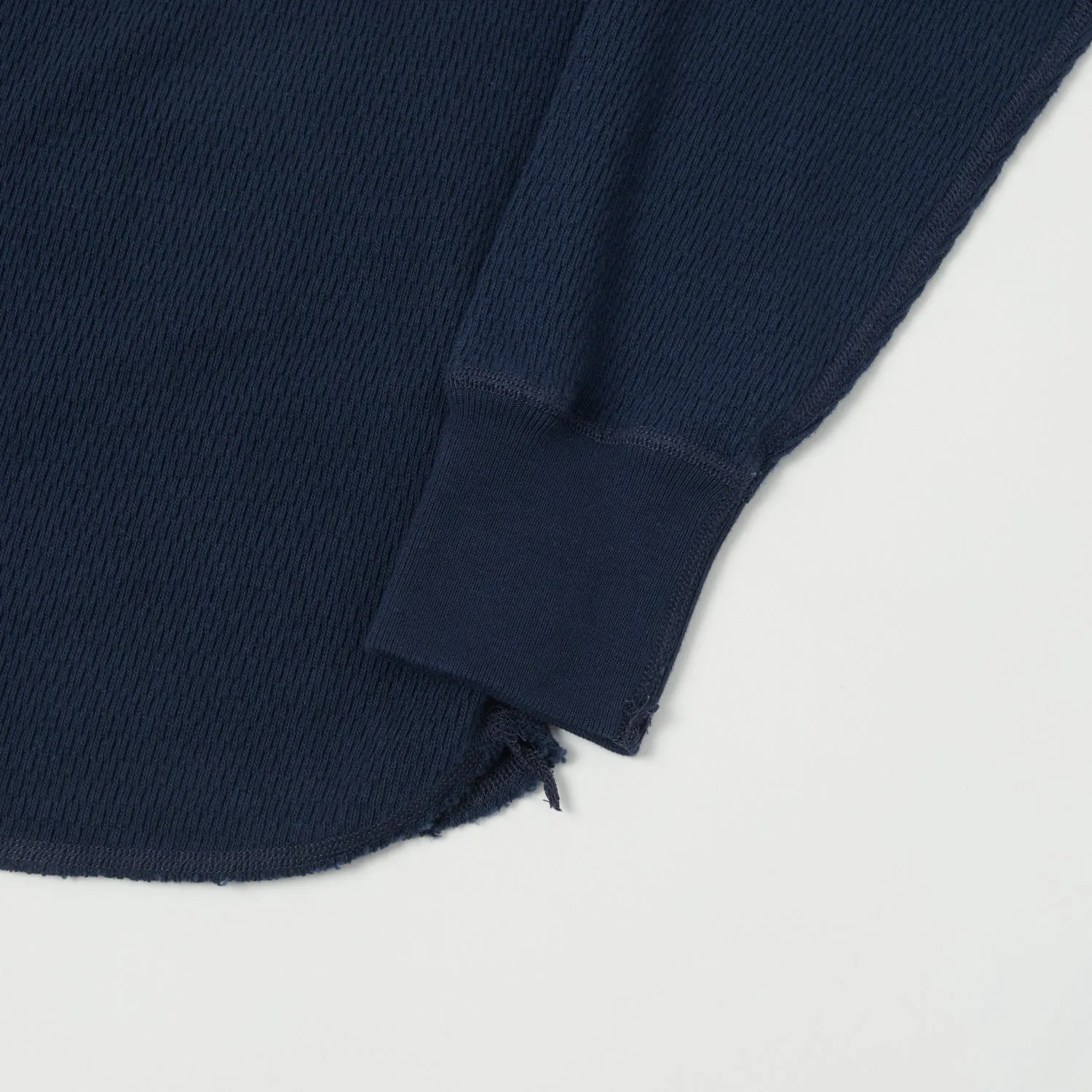 Buzz Rickson's L/S Thermal Henley - Navy