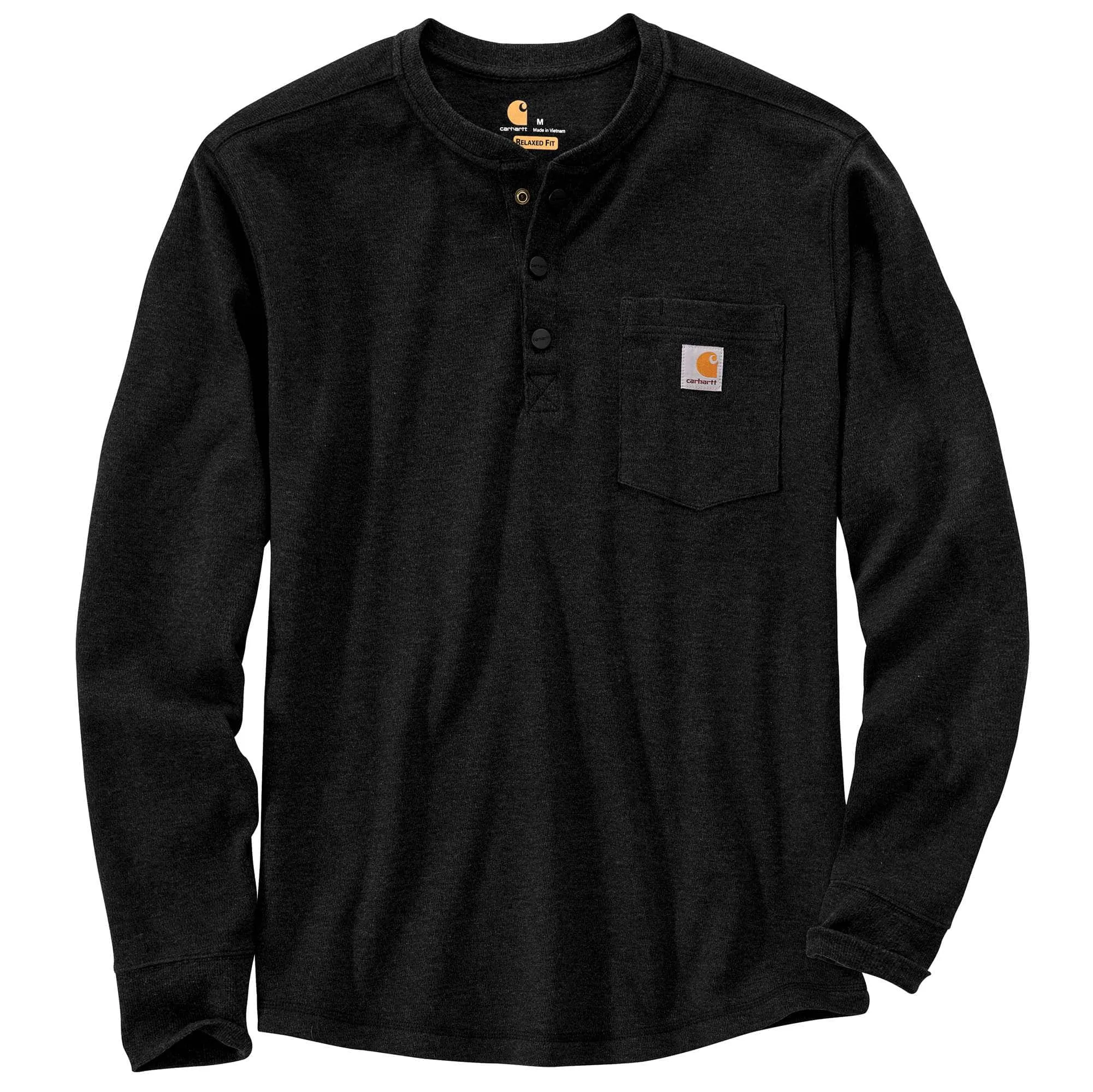 CARHARTT® RELAXED FIT HEAVYWEIGHT LONG-SLEEVE HENLEY POCKET THERMAL T-SHIRT 104429