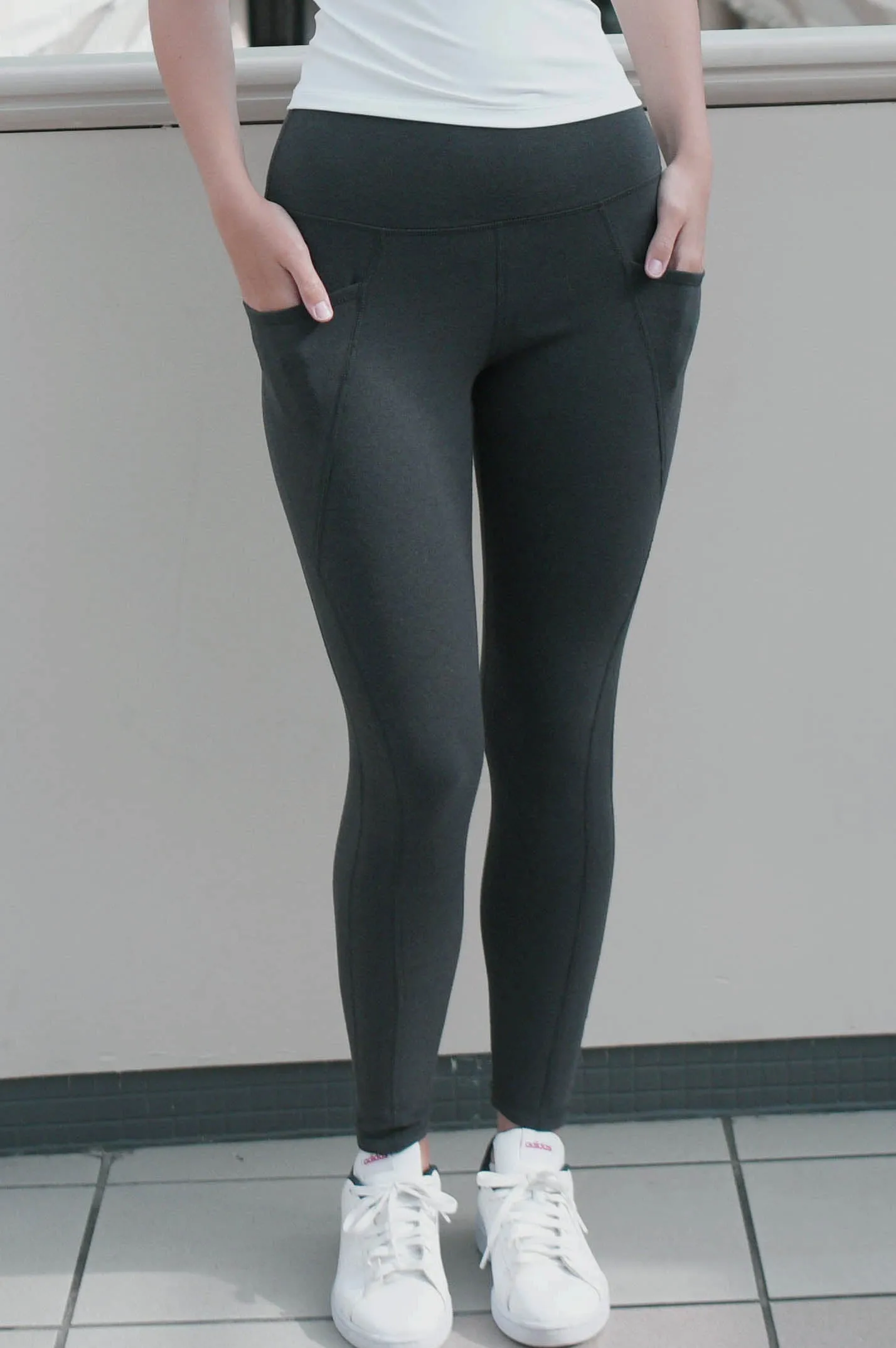 COZY BAMBOO-BLEND FLEECE LEGGING