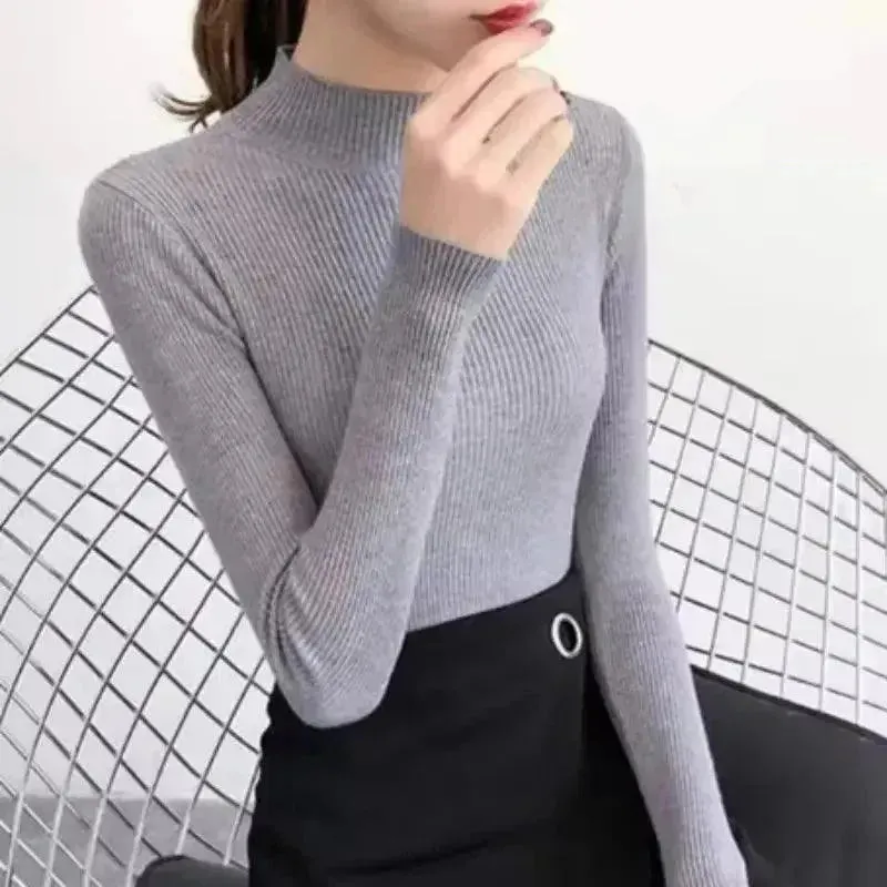 Cozy Mock Neck Sweater for Women