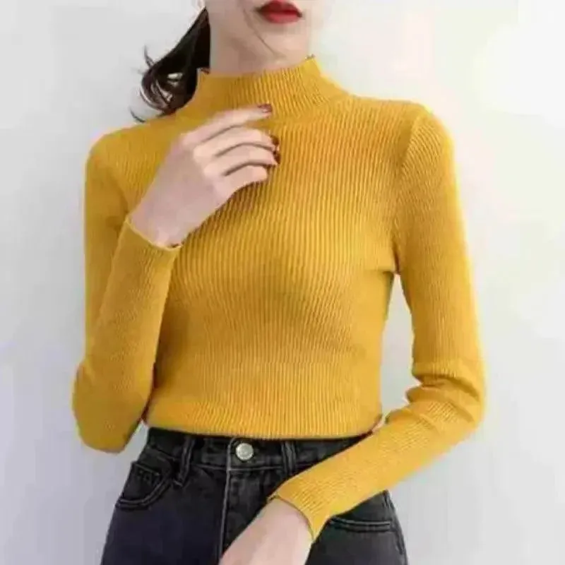 Cozy Mock Neck Sweater for Women