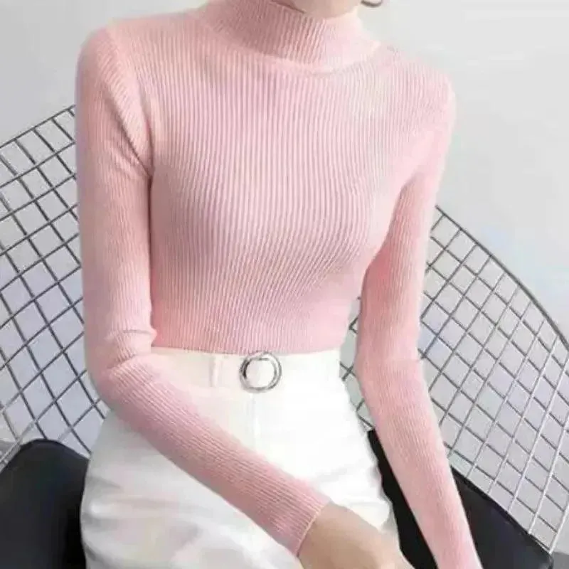 Cozy Mock Neck Sweater for Women