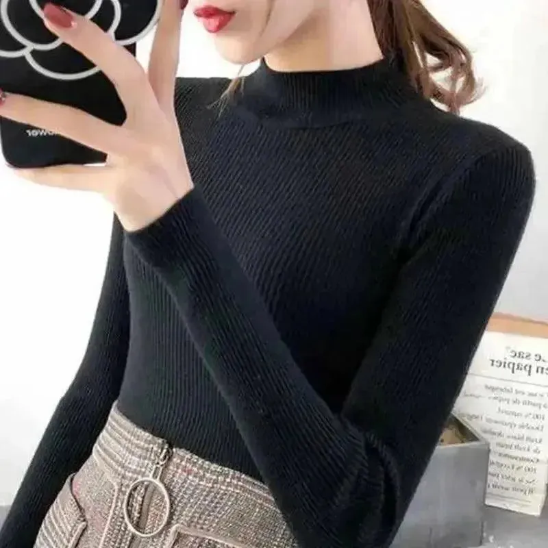 Cozy Mock Neck Sweater for Women