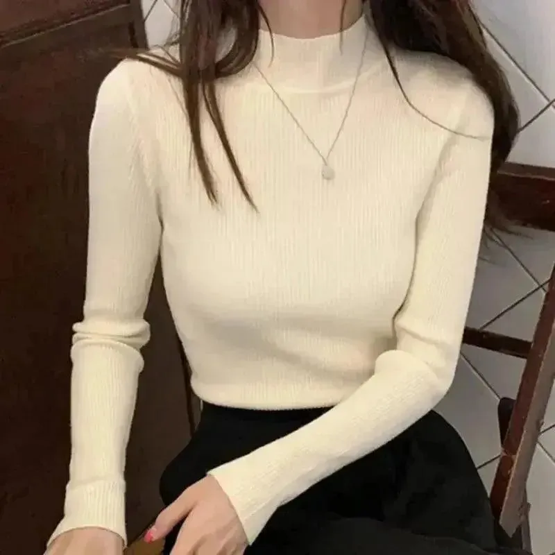 Cozy Mock Neck Sweater for Women