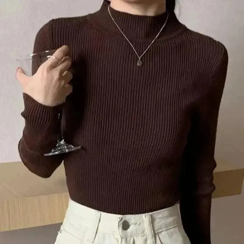 Cozy Mock Neck Sweater for Women