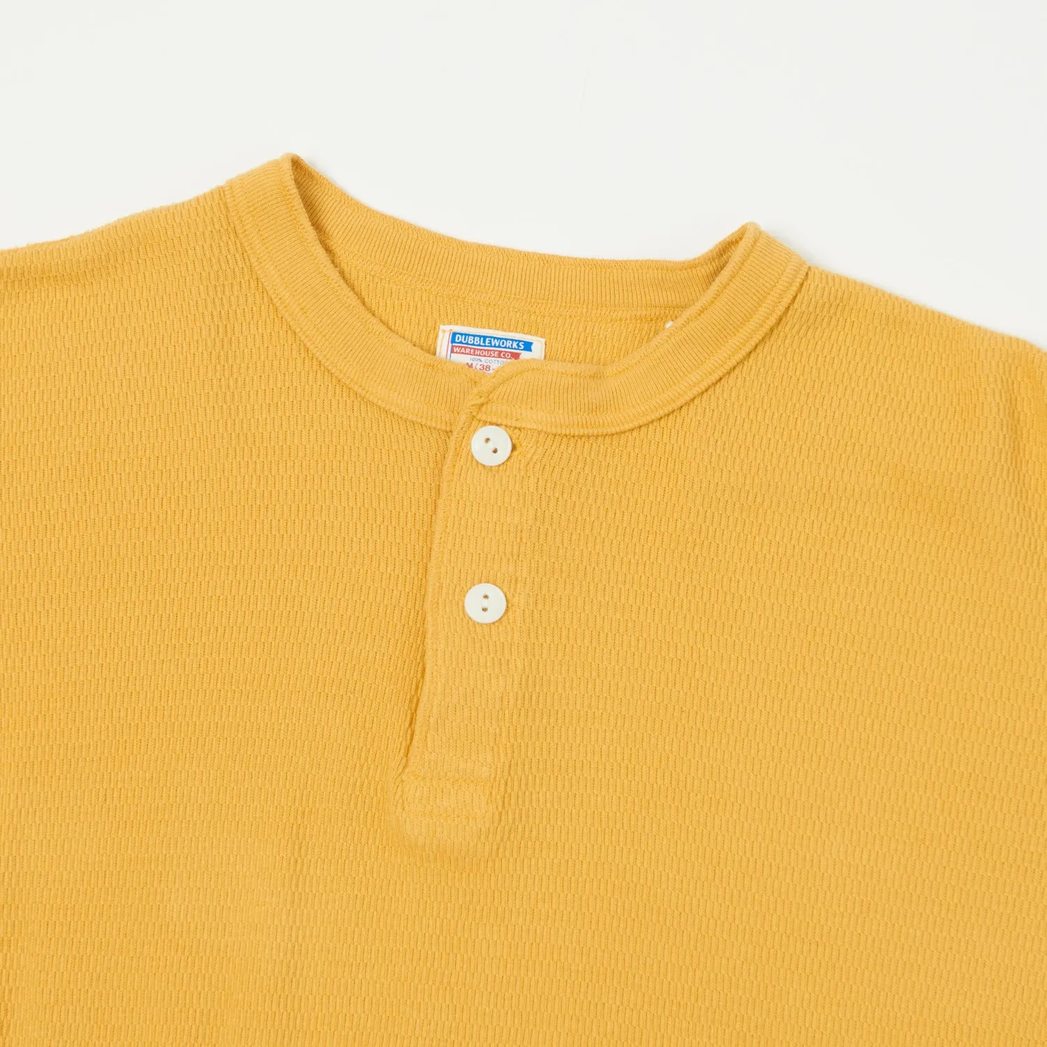 Dubbleworks Thermal L/S Henley - Citrus