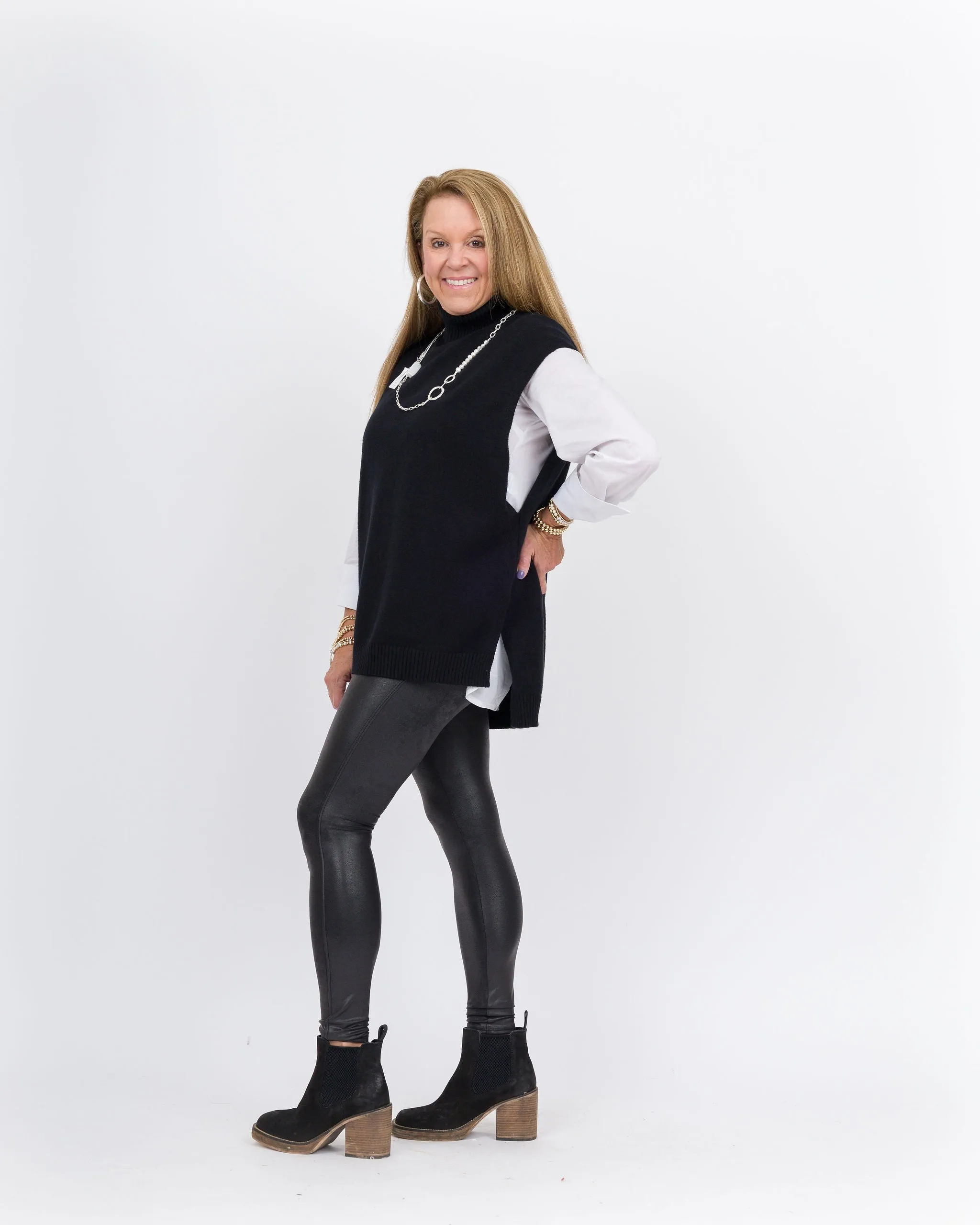 Emily Turtle Neck Sweater Black-Final Sale