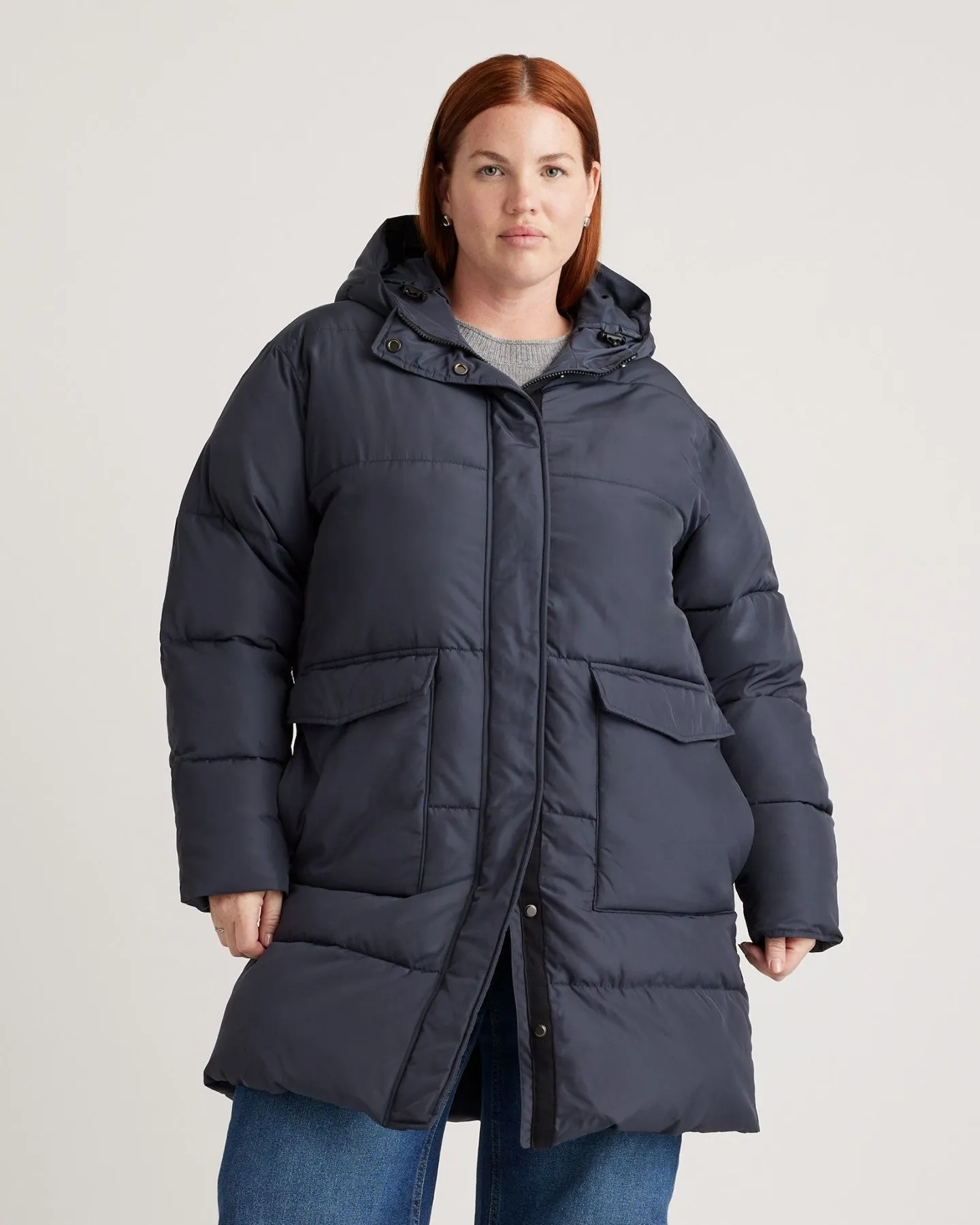 Featherless Long Puffer Parka