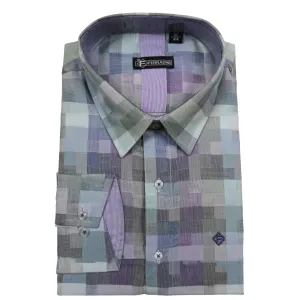 Ferradini Blue Check Shirt