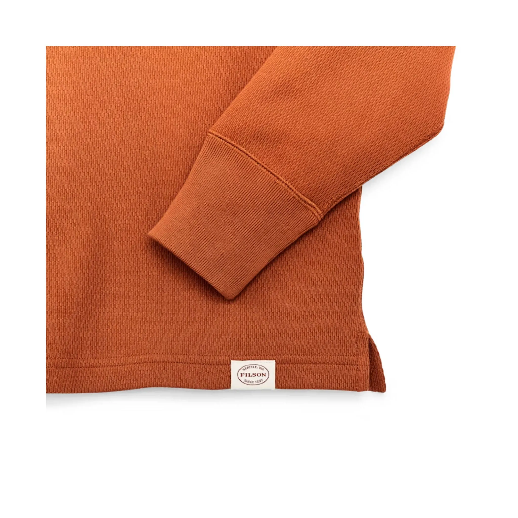 Filson Men's Waffle Knit Henley - Rust