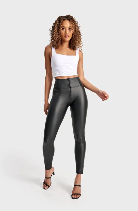 Freddy High Rise Faux Leather Pants