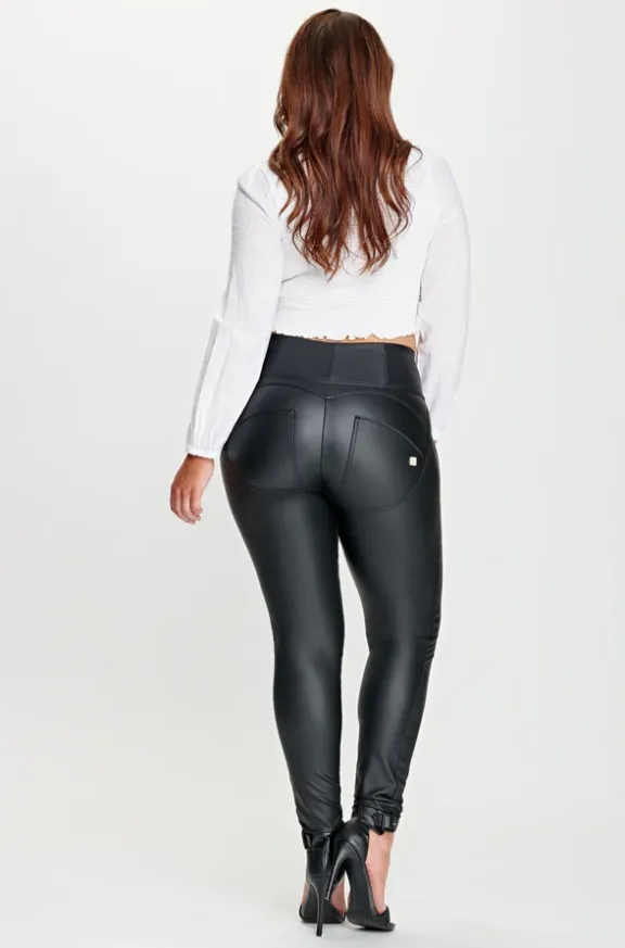 Freddy High Rise Faux Leather Pants