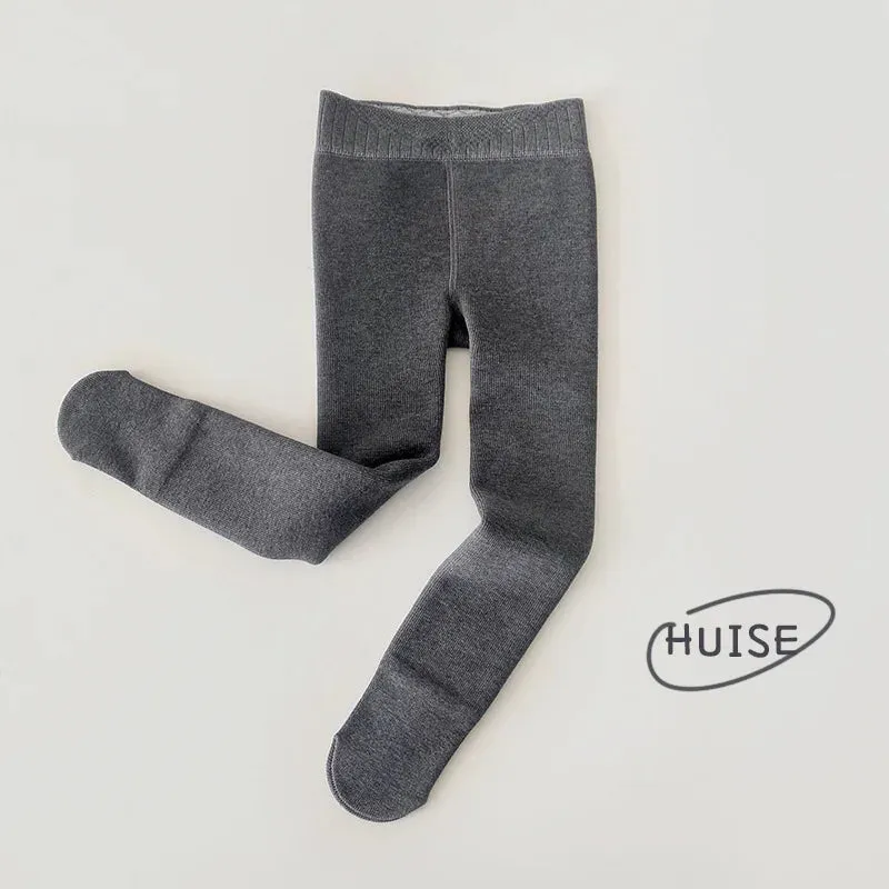 Fur-Lined Kids Leggings