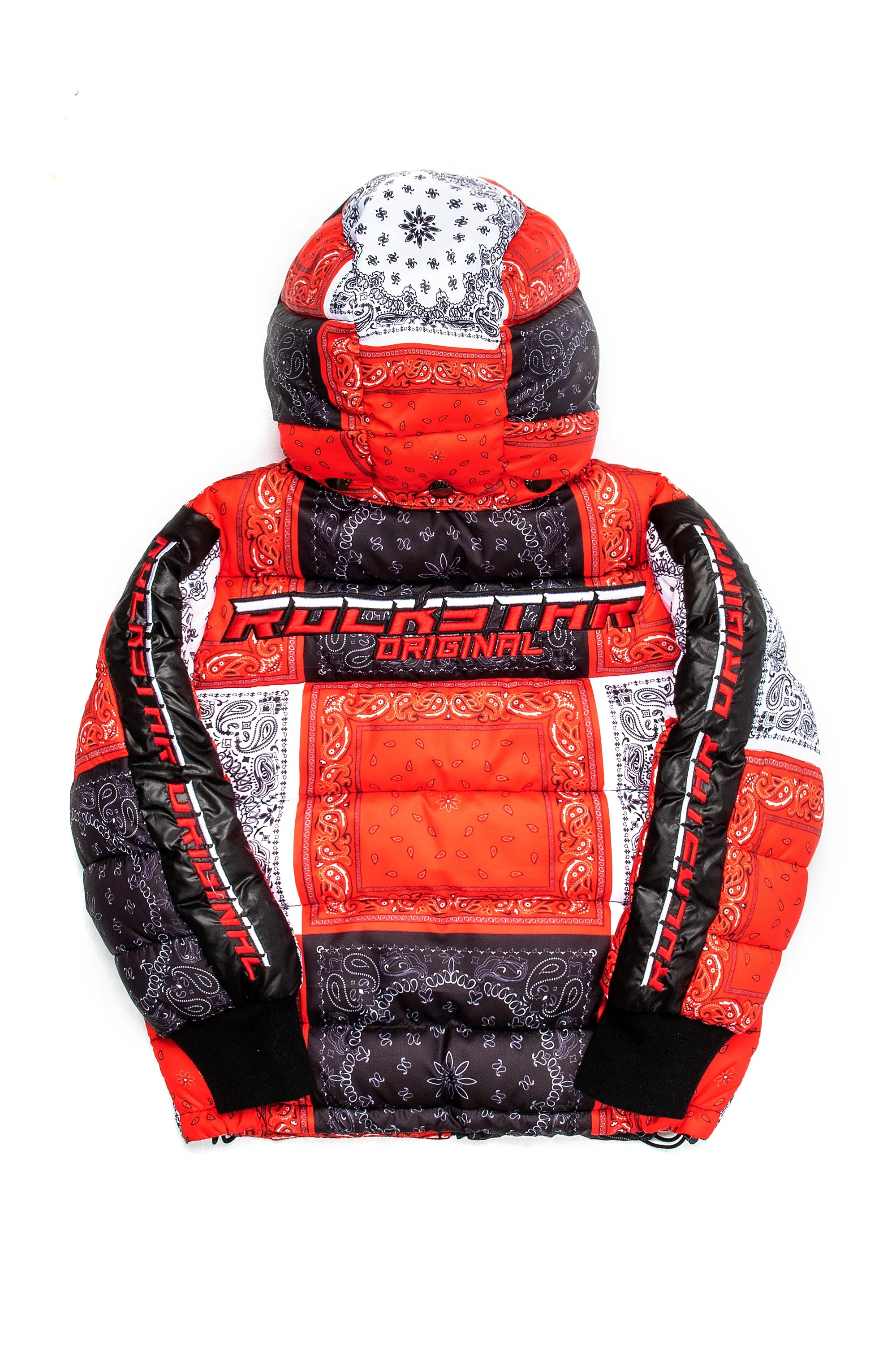 Girls Kyra Red Puffer Jacket