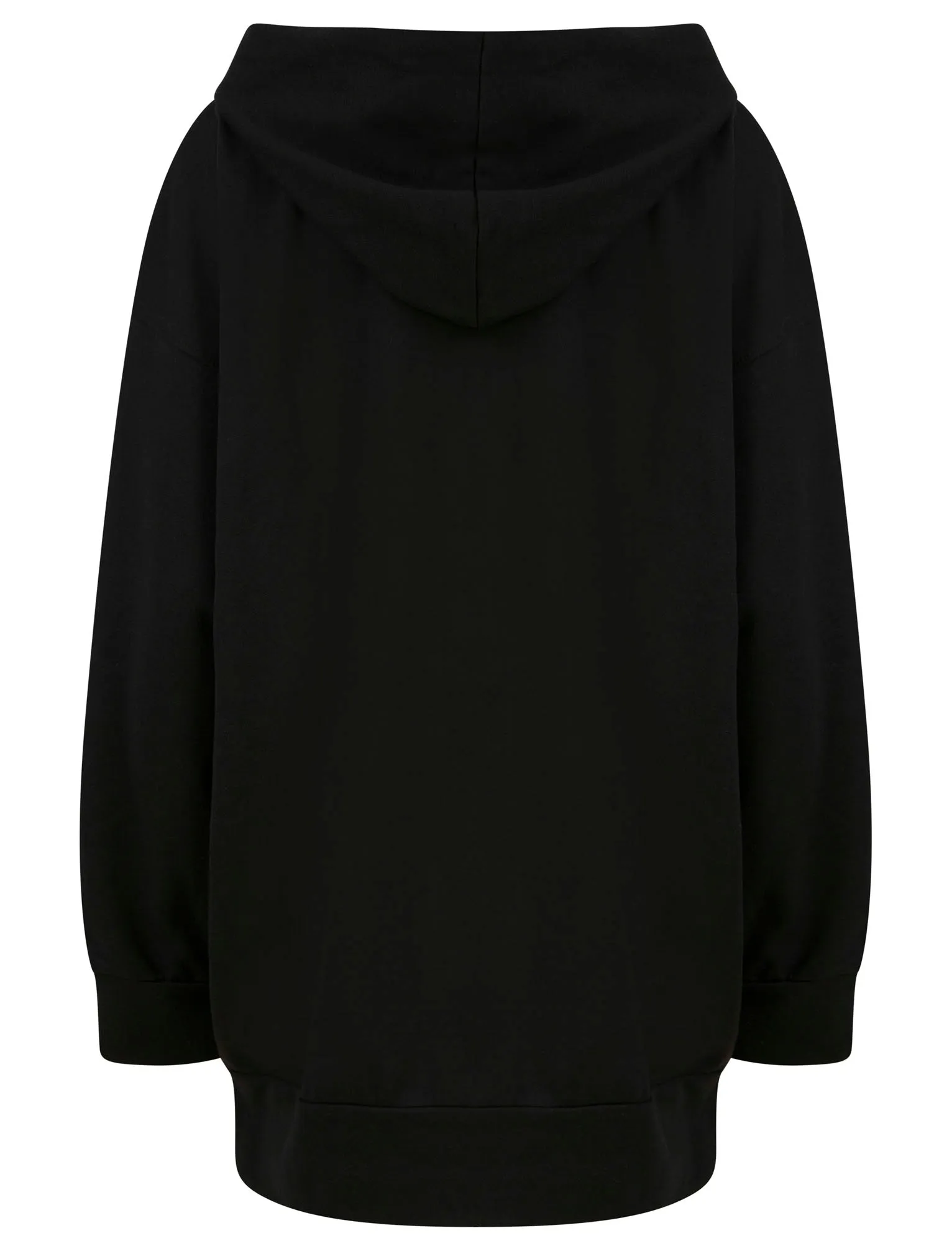 Gypsophilia 2pc Matching Hoody & Leggings Brushback Fleece Co-ord Set in Jet Black - Tokyo Laundry