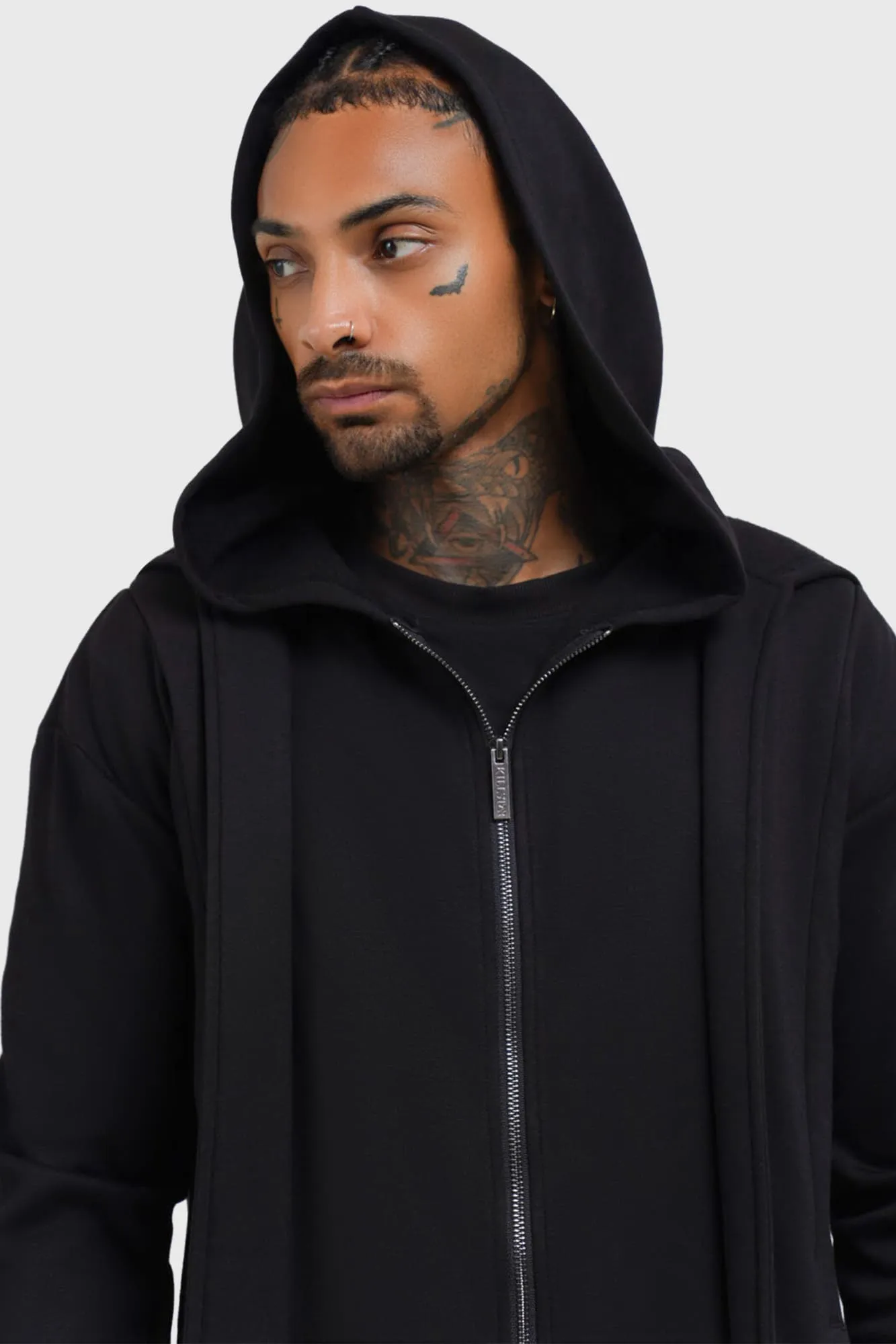 Hardcoded Poetry Longline Hoodie