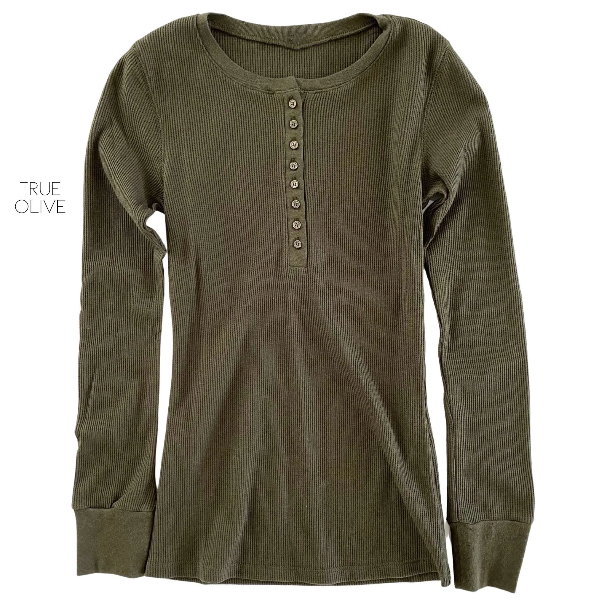 Henley Thermal Layering Top