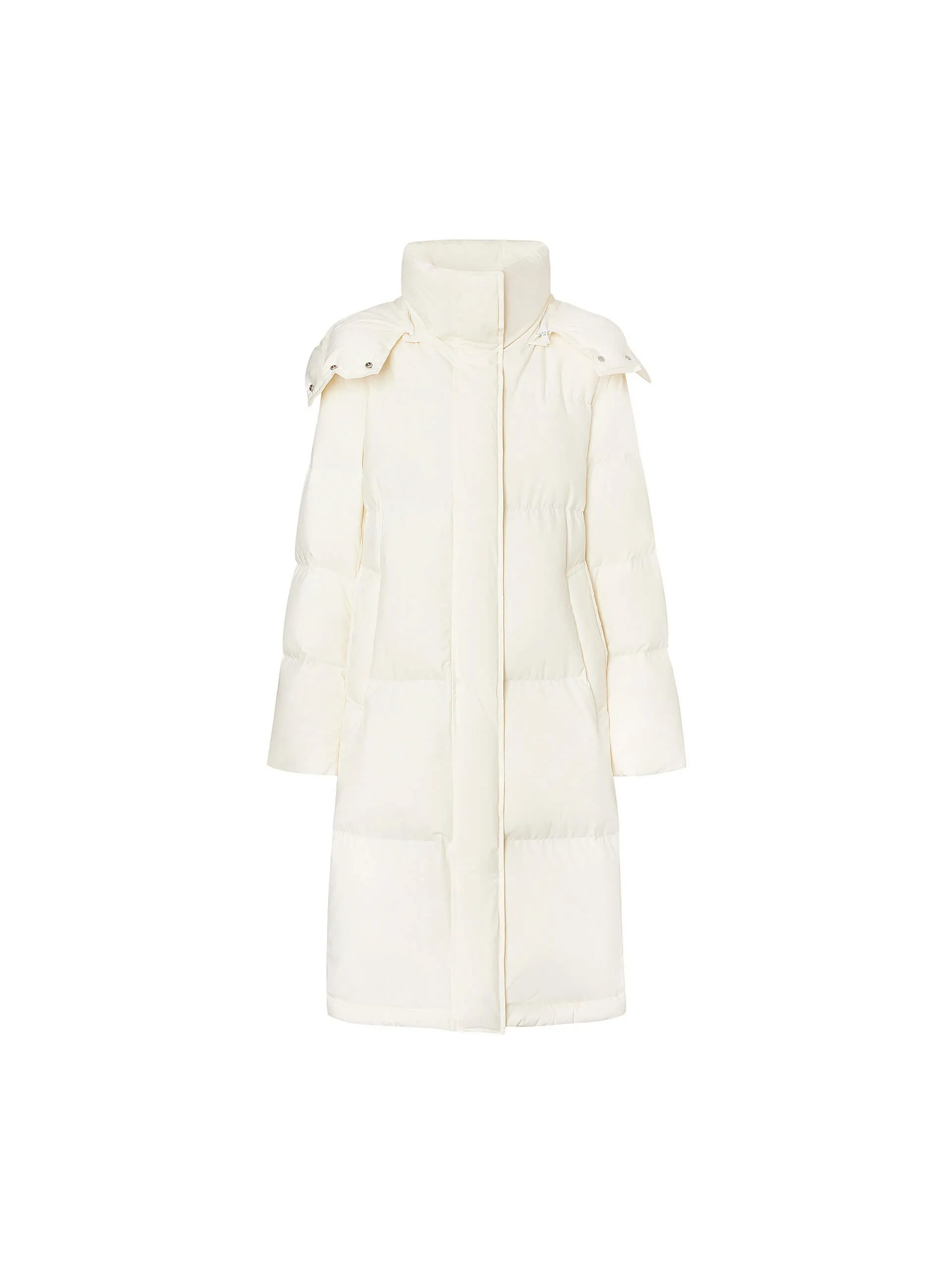 Hooded Quilted Down Coat