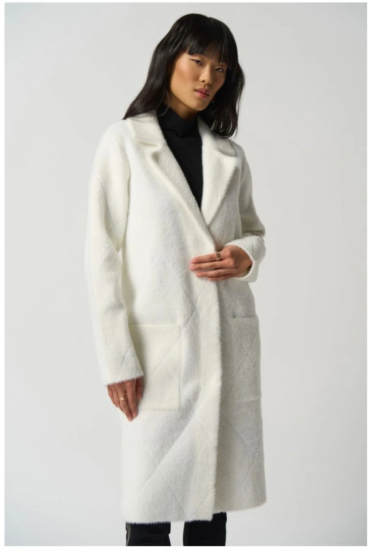 Joseph Ribkoff notched collar coat