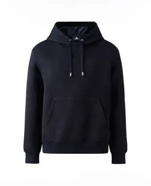 KRYS Pullover Hoodie with Velvet Embroidery Black