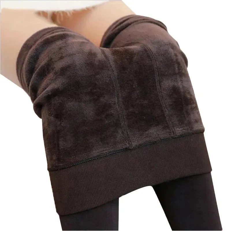 Leece-Lined Warm Winter Leggings