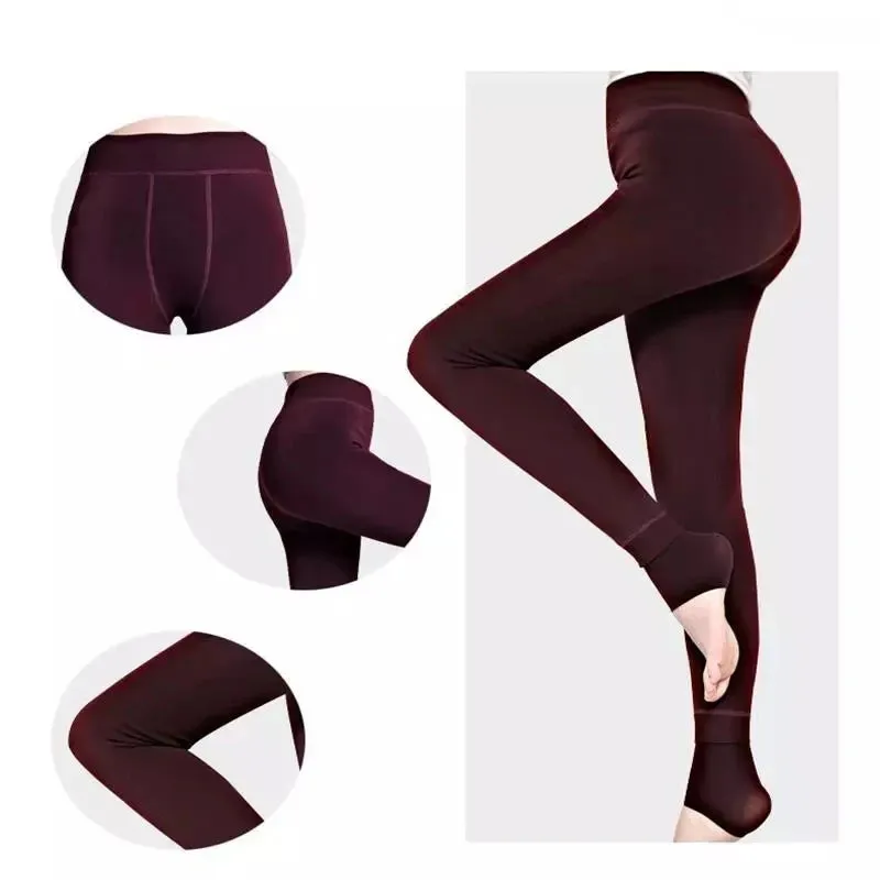 Leece-Lined Warm Winter Leggings