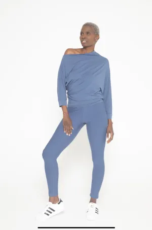 Legging - Oceana Blue Fleece