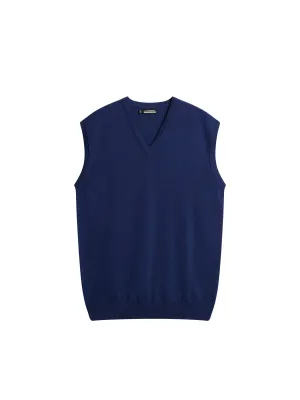 Liam Knitted Vest / Estate Blue