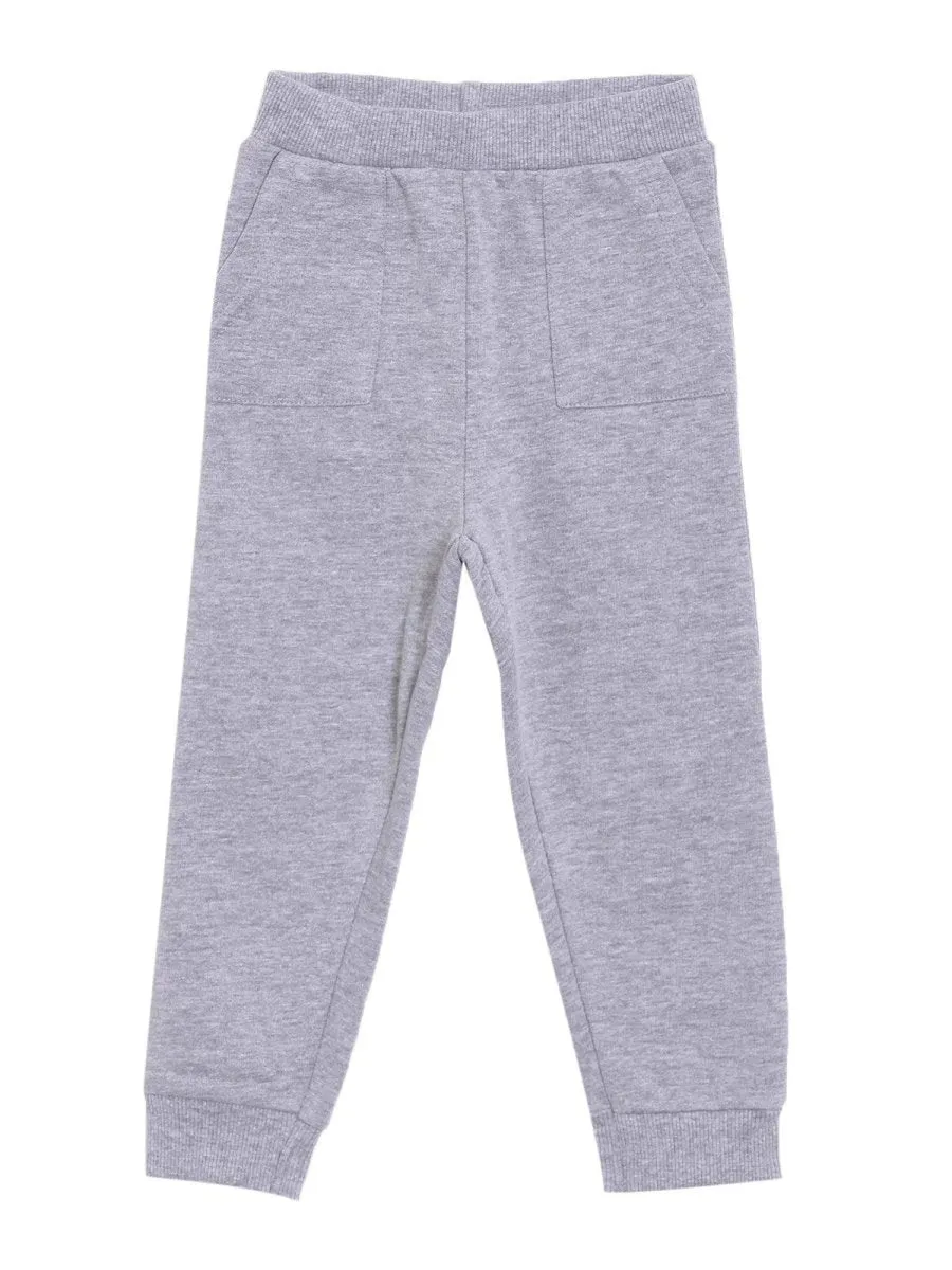 Little Surfer Hooded Sweatshirt and Grey Sweatpants Combo