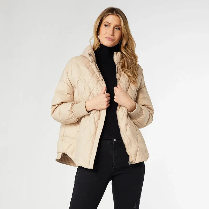 Londyn Relaxed Down Quilted Jacket