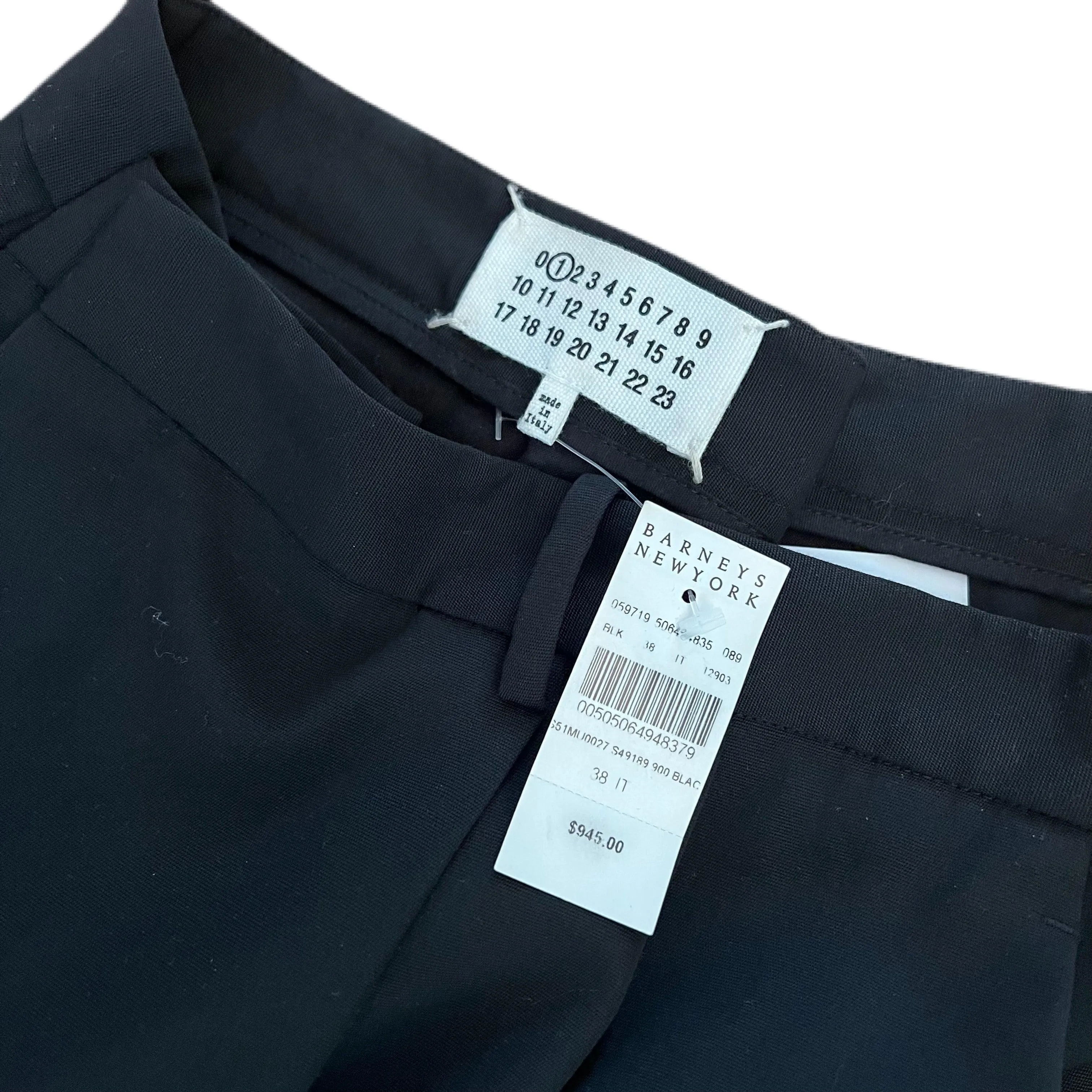 MAISON MARGIELA Black Reworked Culottes | Size 38