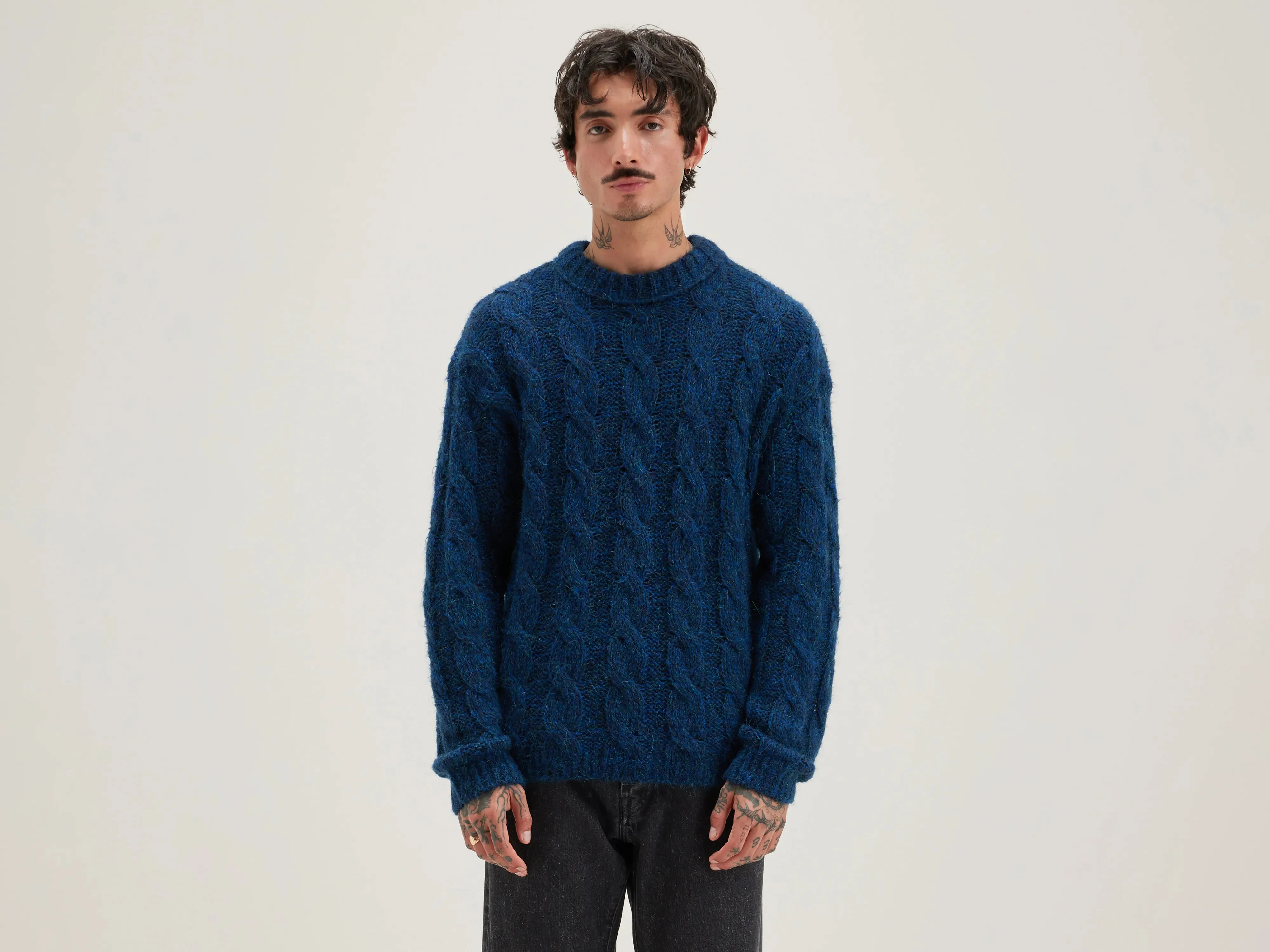 Noft cable-knit sweater (242 / M / COMBO A)