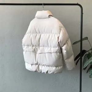 Oversized Quilted Winter Puffer Thick Warm Padded Puff Parka Jacket