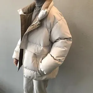 Oversized Quilted Winter Puffer Thick Warm Padded Puff Parka Jacket