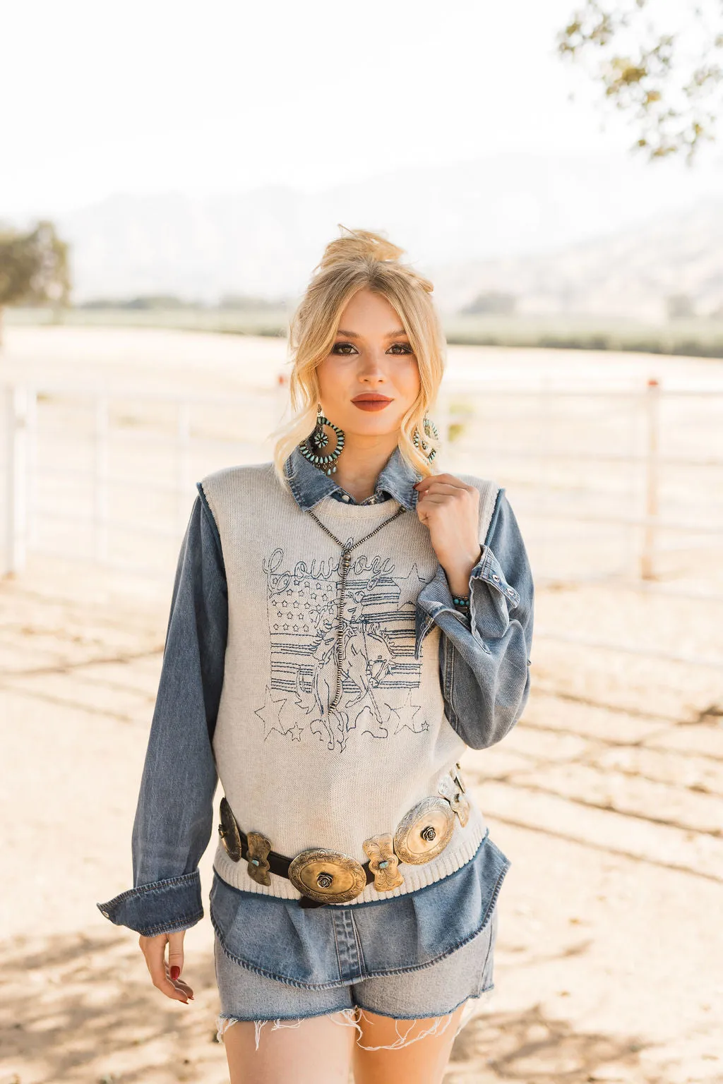 Patriotic Cowboy Vest