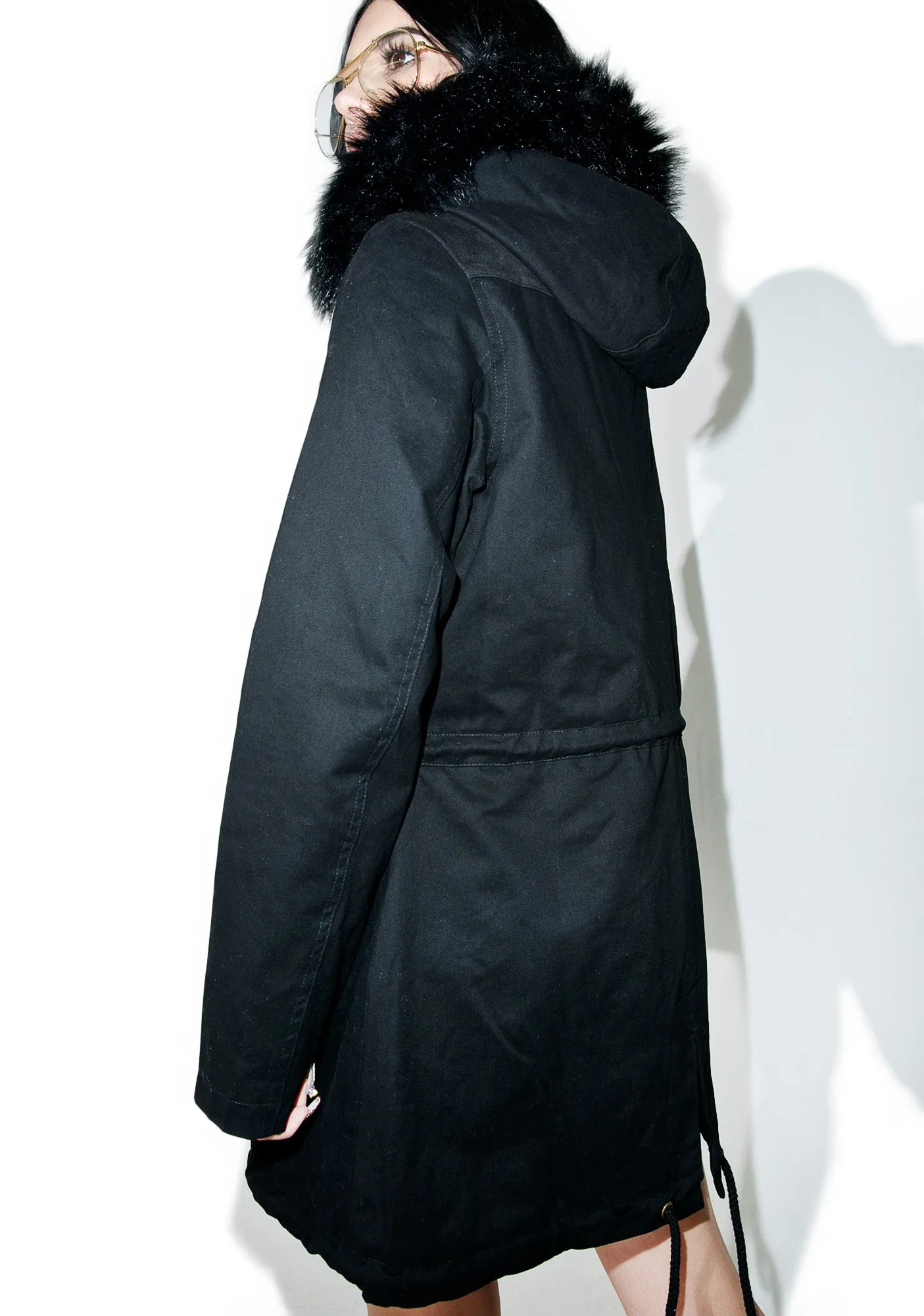 Pitch Black Parka