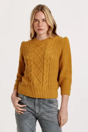 Priya  Mixed Cable Knit Sweater