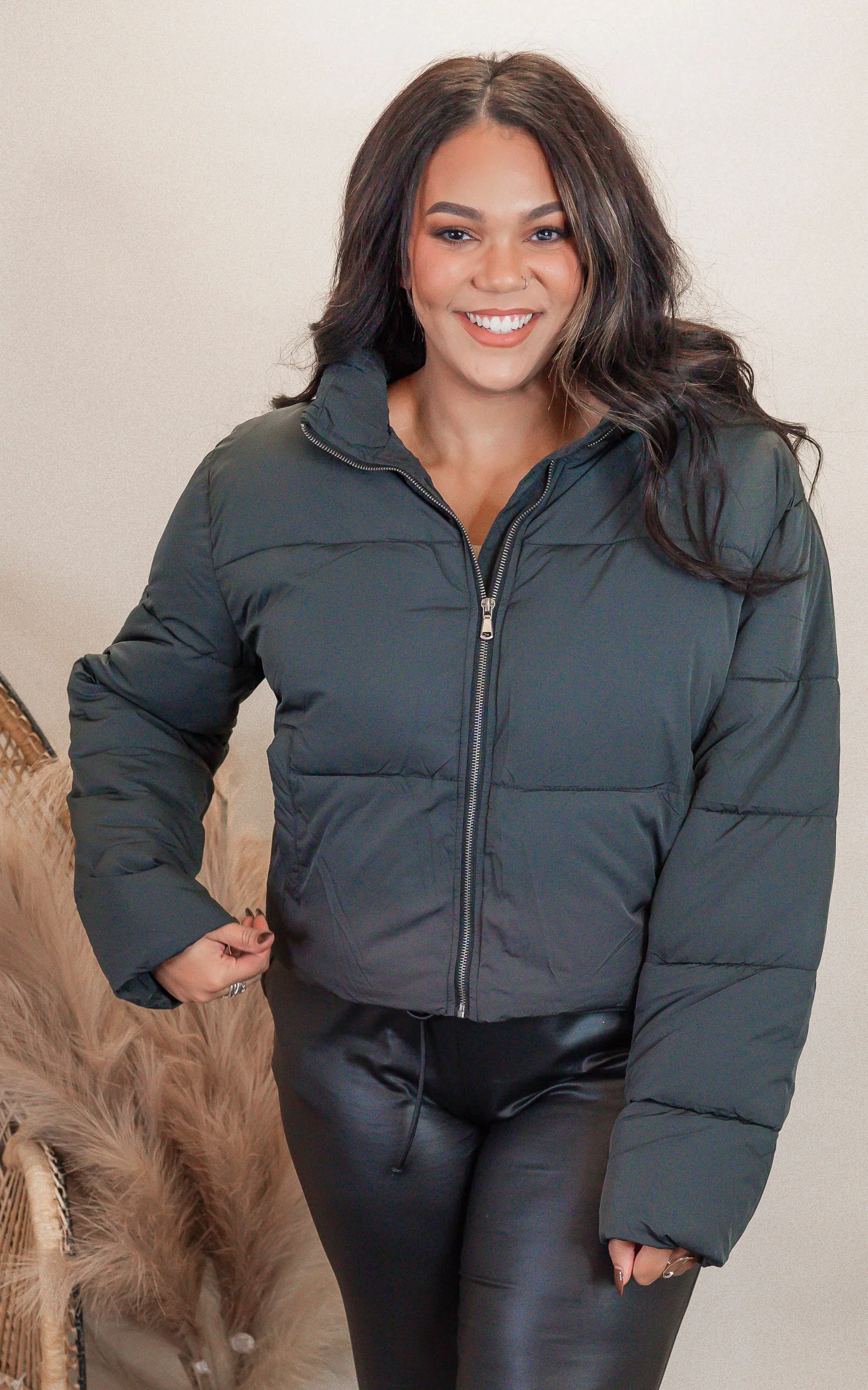 Quilted Puffer Coat