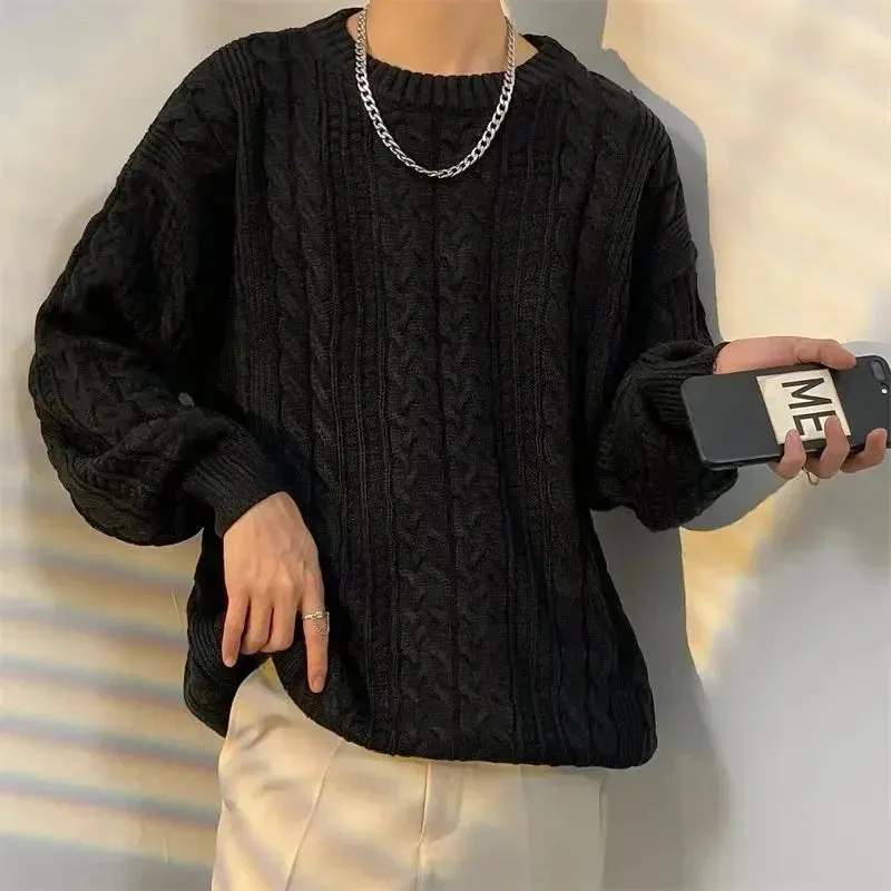 Riolio - Cable Sweater - chill guy 90s fashion mens fashion