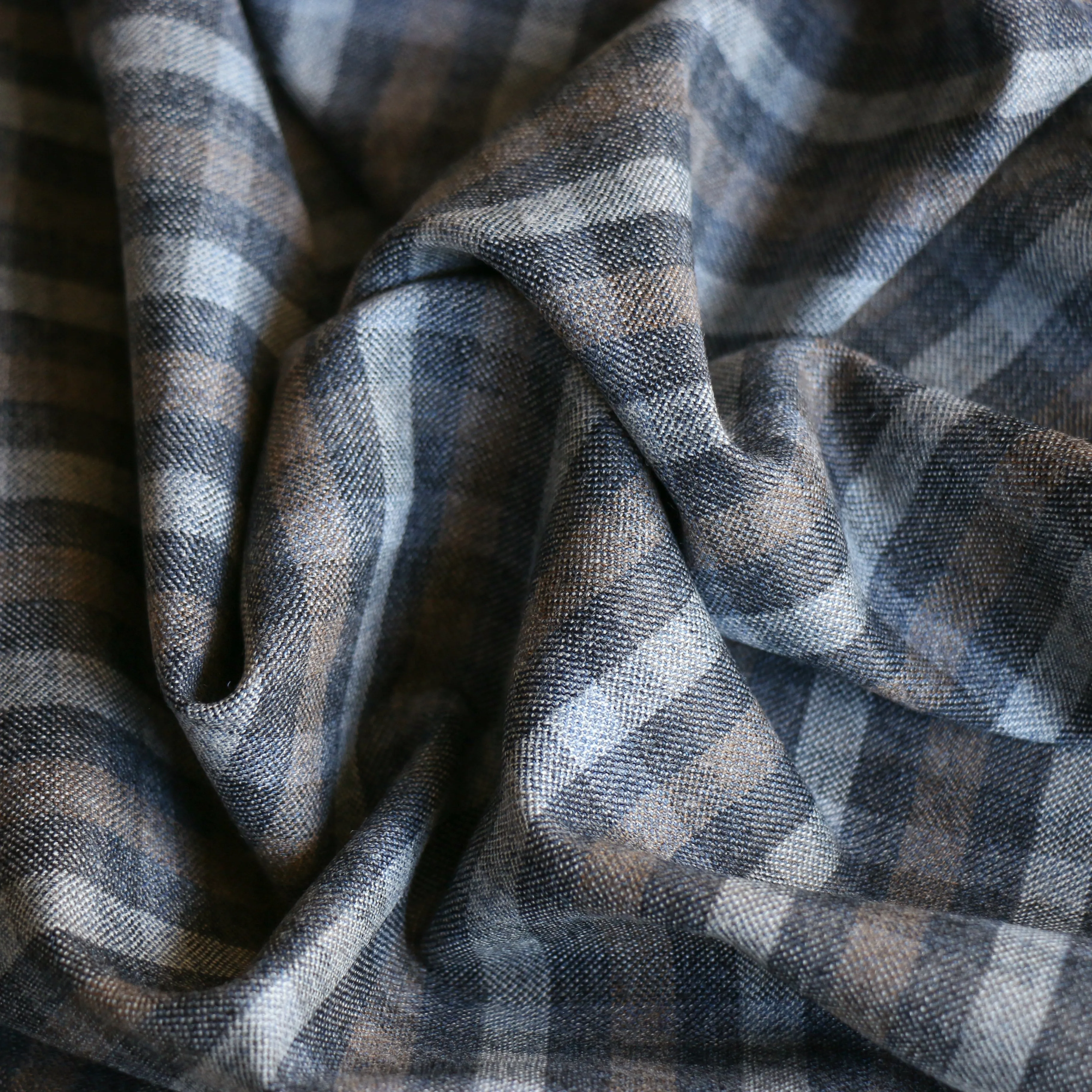 Sabrina Charcoal Check